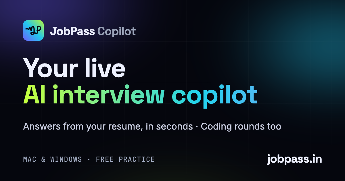 Hackerrank Features JobPass Copilot – AI Interview Assistant